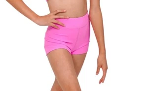 Girls high waisted dance shorts - Picture 1 of 1