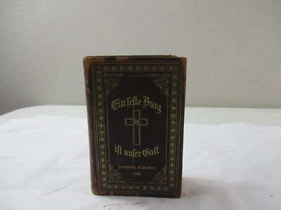 1896 German Lutheran prayer book Bible Evangelical Church - Image 1 of 4