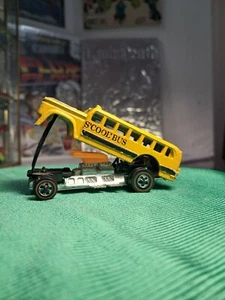 HOT WHEELS Redline THE HEAVYWEIGHTS S'COOL BUS 1970 MATTLE, INC HONG KONG U.S - Picture 1 of 11