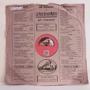 78 RPM Michele Fleta Tenor Phonograph Record Ay - La Dolores Sung Gramophone 525 - Picture 1 of 2