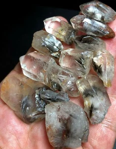 68g12 NATÜRLICHER Brookit in Quarz Silber Rutil Libelle Quarz Wundermineral  - Bild 1 von 7