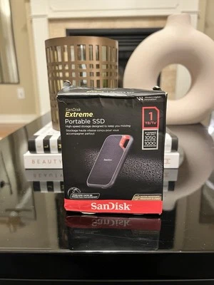 SanDisk 1TB Extreme Portable Silver External SSD - Up to 1050 MB/s - USB-C - Image 1 of 4