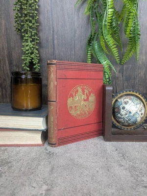 Robinson Crusoe Daniel Defoe James Miller Illustrated Thwaites 1882 - Image 1 of 4