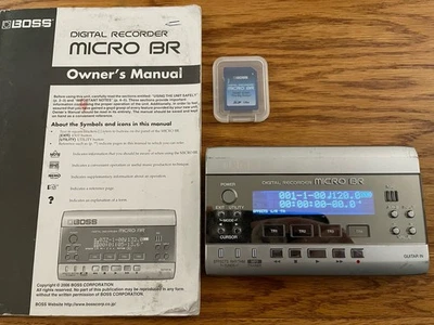 Boss Micro BR Digital Recorder Unit with Original Manual SD Card - Image 1 of 4