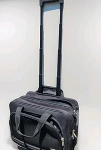ASCOT COMPUTER ROLLING TRAVEL BAG 14in Tall X 10 In Deep And 17 In Wide Lockable - Picture 1 of 16