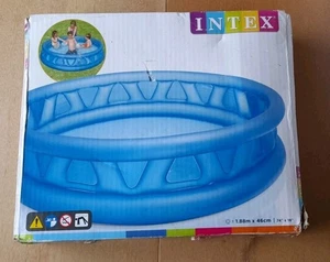 Intex 1,88m x 46cm Fácil Set Familiar Piscina Remar Jardín Agua Diversión. - Imagen 1 de 4