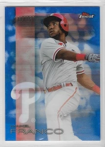 2016 Topps Finest rifrattore blu #71 MAIKEL FRANCO (138/150) *spedizione gratuita* - Foto 1 di 2