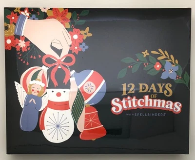 Calendario de Adviento 2024 Spellbinders 12 Días de Stitchmas - Troqueles de Costura de Vacaciones Foto 1 de 2