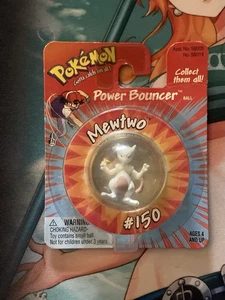 Pokemon Power Bouncer Ball #150 Mewtwo Neu 1998 Vintage - Bild 1 von 2