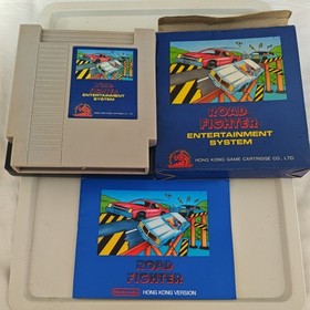 NES/Famicom Road Fighter Hong Kong Version (1985) Boxed with Manual (C68)