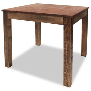 Tavolo da Pranzo in Legno Massello Anticato 82x80x76 cm - Foto 1 di 8