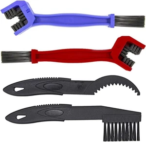 Motorcycle Chain Cleaning Brush Kit Cleaner for Motorcycle, Bicycle and Mountain - Picture 1 of 12