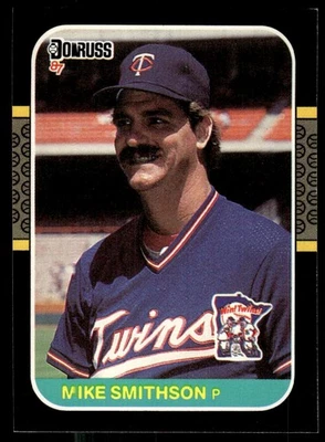 1987 Donruss Mike Smithson Minnesota Twins #245 - Image 1 of 2