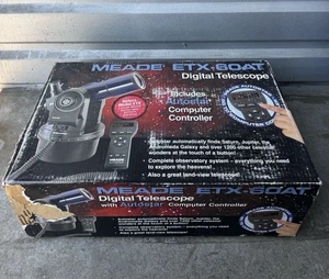 VINTAGE SEALED PACKAGE Meade ETX-60 AT Refractor Telescope Blue Tube - Picture 1 of 18
