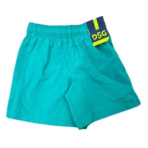 DSG Woven Training Shorts Volley Teal Blue Boys Size XS (6-7) Above The Knee NWT - Picture 1 of 8
