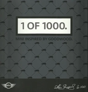 2012 MINI INSPIRED BY GOODWOOD dlx brochure catalog folder 12 US VHTF Cooper - Picture 1 of 2