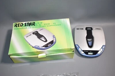 Discman Red Star Portable CD Player PCD-10 Top Zustand /g2 - Bild 1 von 4