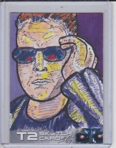 Unstoppable Cards Terminator 2 Sketch Trading Card By Jack Chattox - Bild 1 von 2