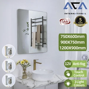 750-1200mm Touch Sensor LED Lighted Backlit Wall Mounted Makeup Anti-fog Mirror - Picture 1 of 15