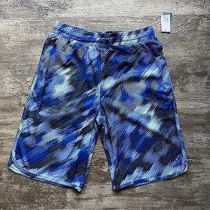 Gap Drawstring Shorts Boys XXL Blue Pattern 9 Inch Inseam Basketball  New - Picture 1 of 10