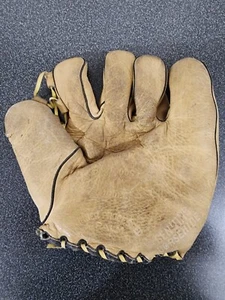Cy Young Baseball Handschuh Mitt Vintage blond Farbe Hutch mit Knopf 36-W RAR - Bild 1 von 8