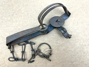 ANTIQUE ONEIDA VICTOR STEEL ANIMAL TRAP Vintage Hunting - Imagen 1 de 8