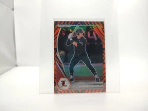 COOPER BOWMAN 2021 Panini Prizm Draft Picks Tiger Stripe Prospect RC /99 - Picture 1 of 2