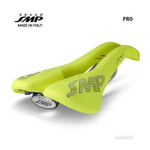 NEW Selle SMP PRO Saddle : YELLOW FLUO - MADE IN iTALY! - Picture 1 of 2