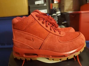 Nike Air Max Goadome Gym Red/Gym Red-Gum Medium Brown 311567-602 GS Size 7y New - Picture 1 of 6