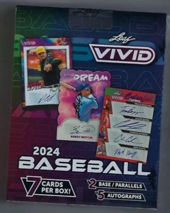 2024 Leaf Vivid Baseball Hobby Box - Picture 1 of 1