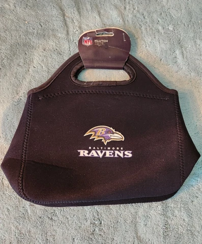 Baltimore Ravens Womens Purse Hand Bag Tote Clutch Neoprene NFL NWT (BOX #45) Cover