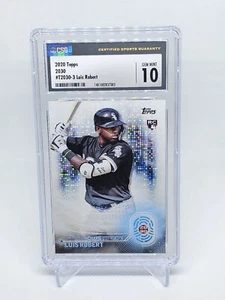 Topps 2020 Luis Robert CGC 10 - Picture 1 of 2