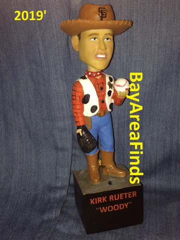 San Francisco Giants Kirk Rueter Woody Pixar Day Bobblehead 6/30/2019 SGA bobble Cover