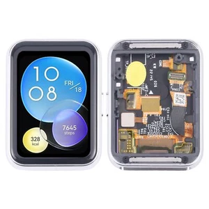 Do wyświetlacza LCD Samsung Galaxy Fit 2 kompletna jednostka z ramką srebrny zamiennik - Zdjęcie 1 z 6
