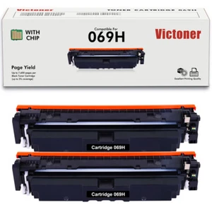 Cartucho de tóner negro VICTONER 069H compatible con Canon C069H 5098C001 - 2PK - Imagen 1 de 7