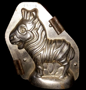 Nr. 466 - ALTE SCHOKOLADENFORMEN / ZEBRA / 2 TEILIG Schokoladenform - - Bild 1 von 6
