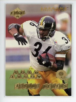 1998 Collector's Edge Supreme Season Review Gold Ingot #141 Jerome Bettis - Image 1 of 2