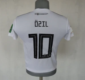 Germany 2018 Home Jersey #8 Ozil Adidas White Shirt Size Boys M Football Soccer - Picture 1 of 9