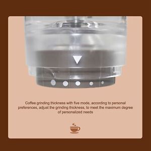 Electric Burr Coffee Grinder Coffee Bean Grinder Machine With 5 Grind Settings