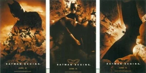 PROMO CARD LOT - BATMAN BEGINS - SET OF 3 CARDS - OVERSIZED - DIAMOND COMICS - Picture 1 of 2