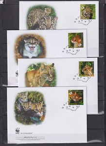 F1741 - Thailand 2011 - FDC - Dieren/Animals (Wild Cats) - WWF/WNF - Picture 1 of 1