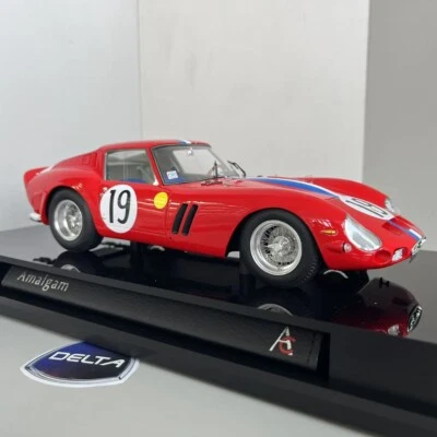 1/18 Amalgam Ferrari 250 GTO Car #19 In Rosso Corsa - Image 1 of 4