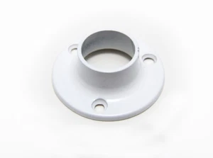 Supporto Per Barra Armadio 19Mm Diamentro Bianco Confezione Da 2 - Foto 1 di 1