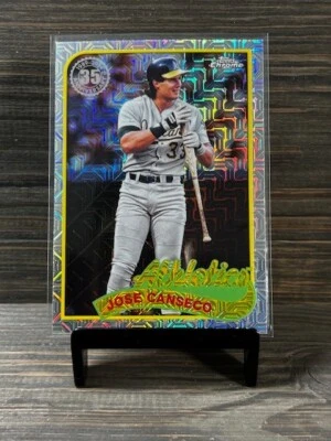 2024 Topps Series 2 - 1989 Topps Silver Pack Chrome 2T89C-46 Jose Canseco - Image 1 of 2