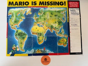 ¡Falta Mario! Póster de Super Nintendo SNES / NES - Imagen 1 de 6
