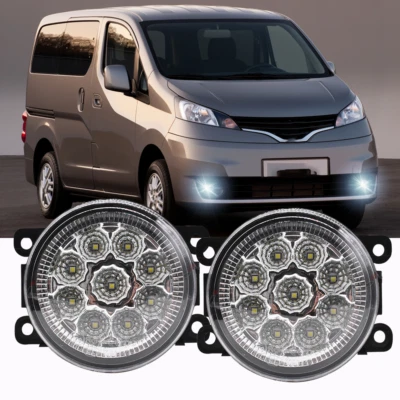 PAR DE LUCES ANTINIEBLA LED parachoques luces de conducción para Nissan NV200 2010-2019 repuesto Foto 1 de 4