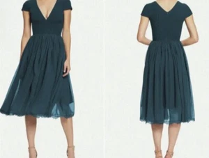 Kleid The Population Corey Kleid Damen XS Blau Weihnachten Silvester Cocktail Party - Bild 1 von 7