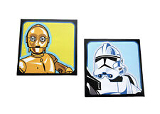 Star Wars Wall Decor Framed Prints C-3PO and Stormtrooper Lucasfilm 2009