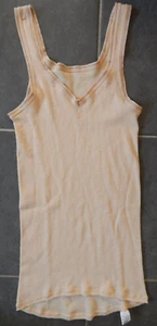 Unterhemd Wolle/Polyamid Damen 36/38 beige MAY warm Tanktop T-Shirt Unterwäsche - Bild 1 von 8