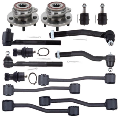 14 piezas para Jeep Grand Cherokee 1999-2004 barra estabilizadora delantera barra de amarre extremo rótula Foto 1 de 4